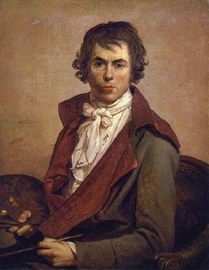 Jacques-Louis  David Self portrait oil painting image